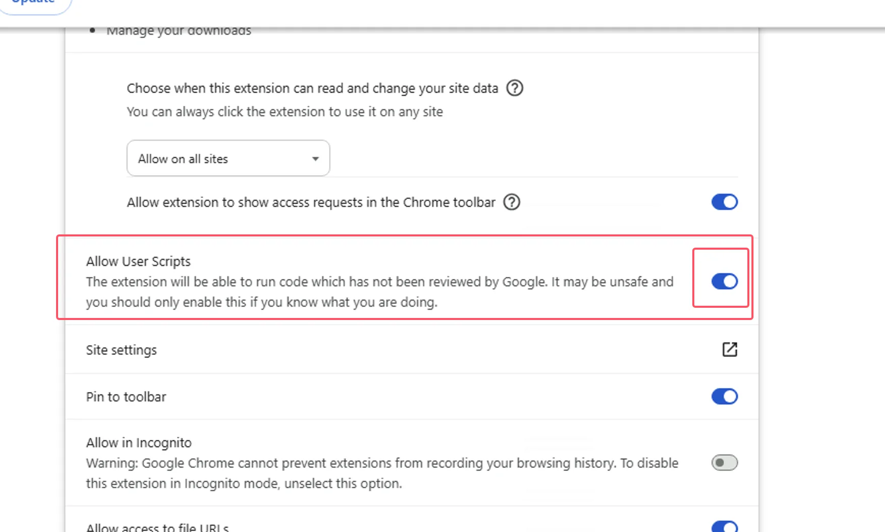 allow-user-scripts-toggle